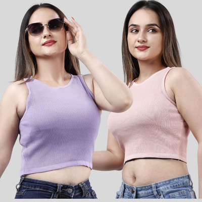 FEVERFEW Party Self Design Women Multicolor Top