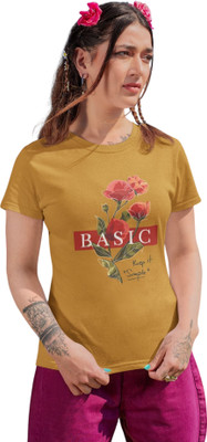 ElegantCrafts Casual Printed Women Yellow Top