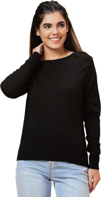 Globus Casual Solid Women Black Top