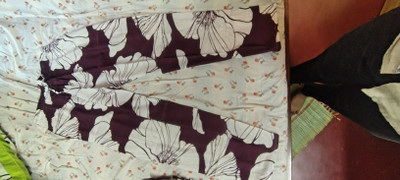 RBCONCREATE Casual Floral Print Women Maroon, White Top