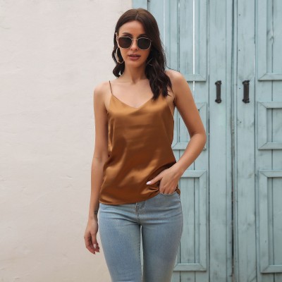 BoStreet Party Solid Women Gold Top