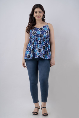NYAARI Casual Printed Women Multicolor Top