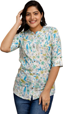 Radha Rani creation Casual Floral Print, Graphic Print Women Multicolor Top