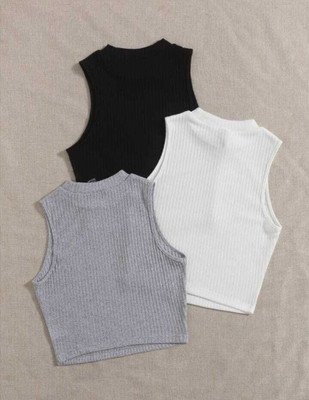 USK COLLECTIONS Casual Solid Women Multicolor Top