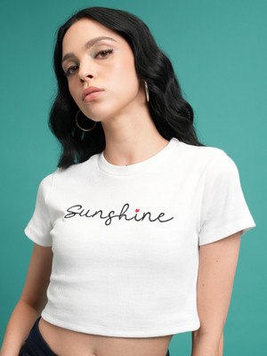 Tokyo Talkies Casual Printed Women White Top