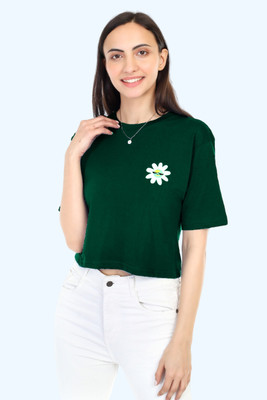 Kamedge Party Self Design Women Green Top
