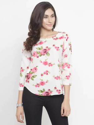 TANDUL Casual Printed Women Multicolor Top