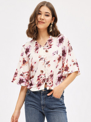 HARPA Casual Printed Women Multicolor Top