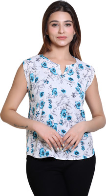 Ogarti Casual Printed Women Green Top