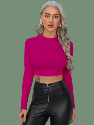 Dream Beauty Fashion Casual Solid Women Pink Top