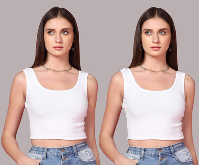 CHAKUDEE Fashion Casual Solid Women White Top