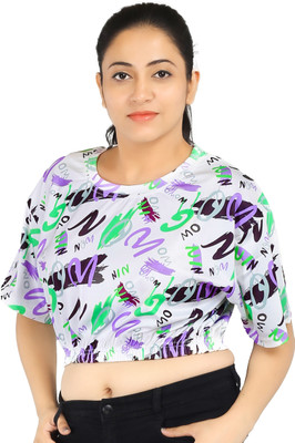 PERFECTPIVOT Casual Printed Women Purple Top