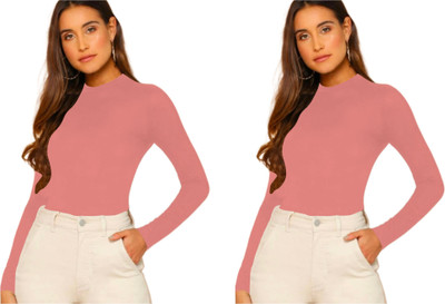 NAVYANKAA Casual Solid Women Multicolor Top