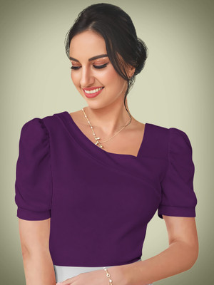 Kashonaa Casual Solid Women Purple Top