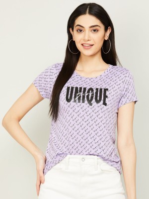 Fame Forever by Lifestyle Casual Printed Women Purple Top