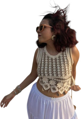 Laxmi Empire Casual Solid Women White Top