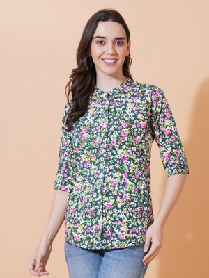 Shree Ganesh Fashion Casual Self Design Women Multicolor Top