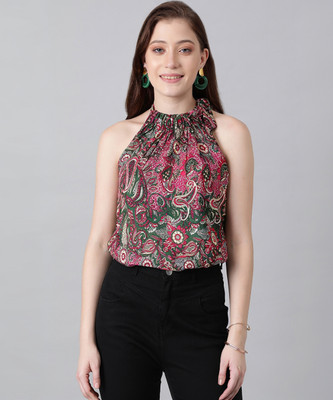 OOTD by Kotty Casual Printed Women Multicolor Top