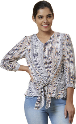 Globus Casual Printed Women Multicolor Top