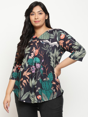 Amydus Casual Printed Women Multicolor Top