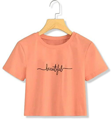 HouseOfCommon Casual Printed Women Black Top