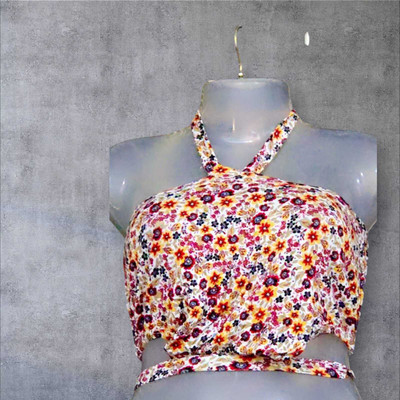 SB Aura Party Floral Print Women Multicolor Top