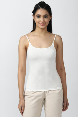 FOREVER 21 Casual Solid Women White Top