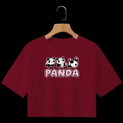 SHRUTI ENTERPRISES Casual Graphic Print Women Maroon Top