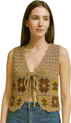Epicedesigns Casual Solid Women Brown Top