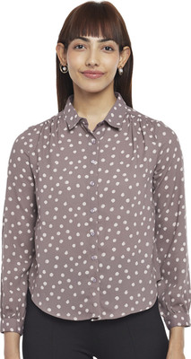 Annabelle by Pantaloons Casual Printed Women Purple Top