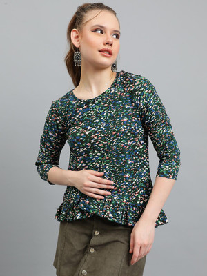 KOTTY Casual Printed Women Multicolor Top