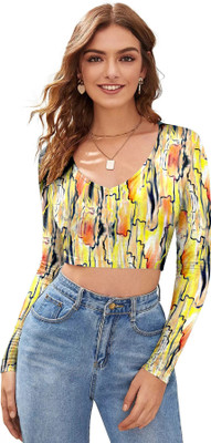 Alekya Casual Printed Women Multicolor Top