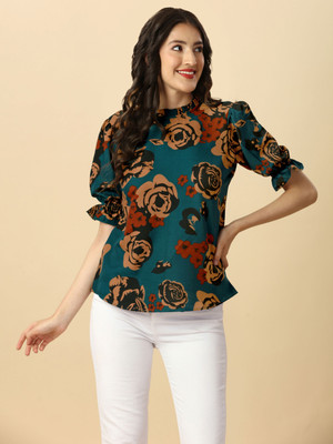 GUFRINA Casual Printed Women Multicolor Top