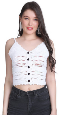 NYCRA Casual Self Design Women White Top