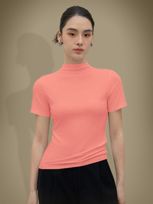 NAVYANKAA Casual Solid Women Pink Top