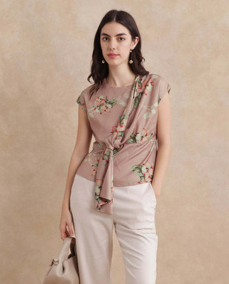 RAREISM Party Floral Print Women Multicolor Top