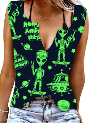 jovo Casual Printed Women Multicolor Top