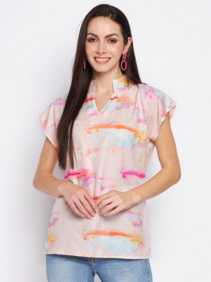 BRINNS Casual Printed Women Multicolor Top