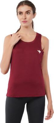 INDIAN HAWK Casual Solid Women Red Top