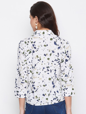 Imfashini Casual Printed Women White Top