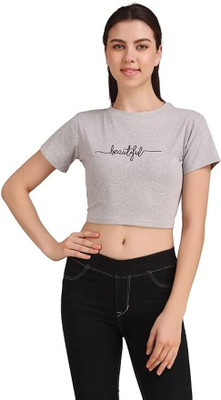 brikshi Casual Printed Women White Top