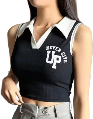 Trendystar Casual Printed Women Black Top