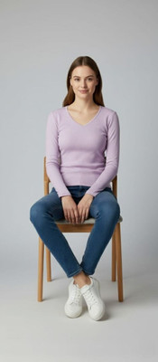 Tanushk Casual Solid Women White Top