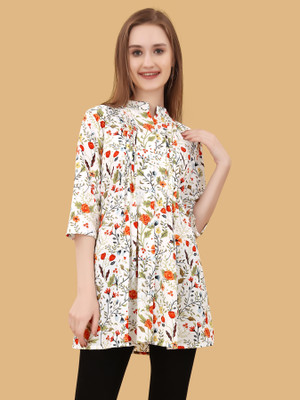 darshak creation Casual Printed Women Multicolor Top