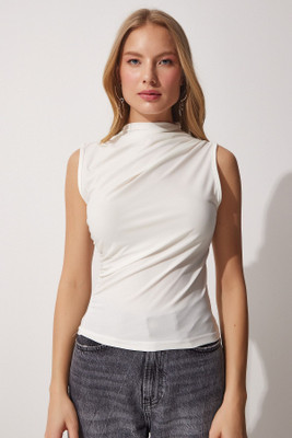 SIGHTBOMB Party Solid Women White Top
