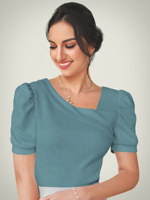 Kashonaa Casual Solid Women Light Green Top