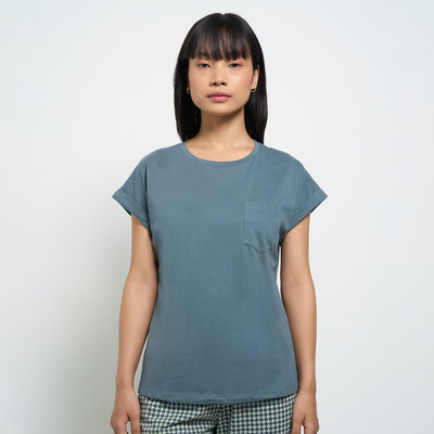 Dreamz by Pantaloons Casual Solid Women Green Top