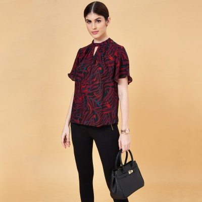 Annabelle by Pantaloons Casual Printed Women Multicolor Top