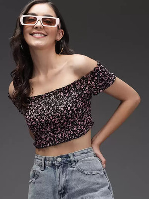 TANDUL Casual Floral Print Women Multicolor Top