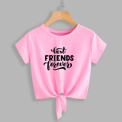 HouseOfCommon Casual Printed Women Pink Top